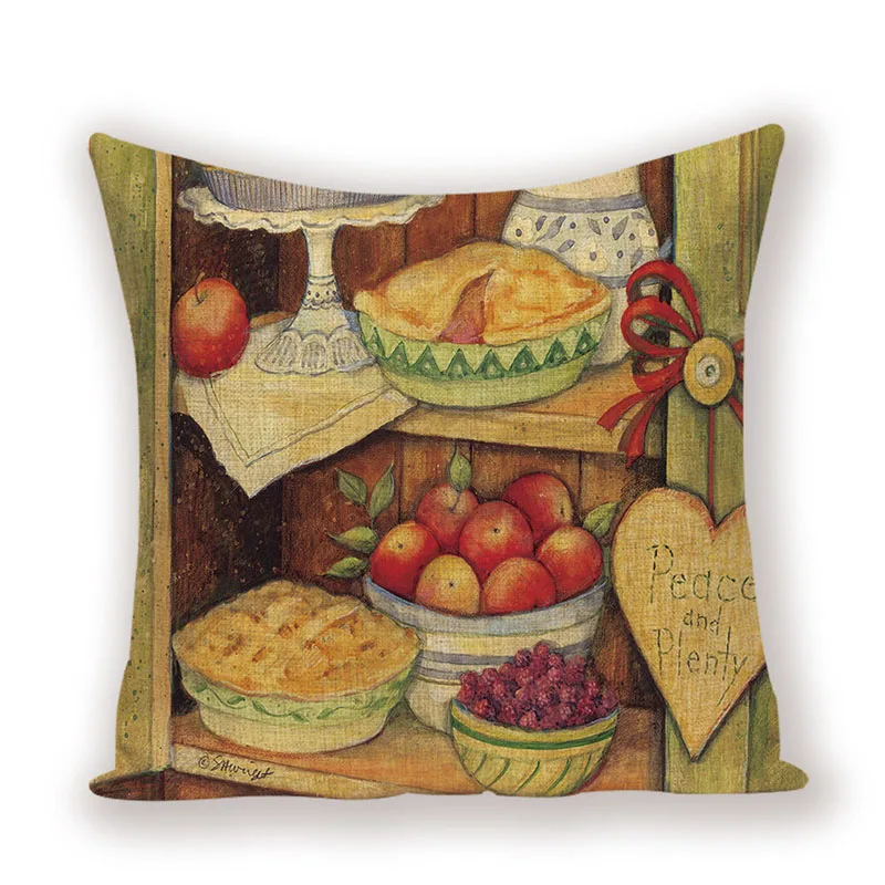 Романтическая наволочка для подушки в деревенском стиле обеденной украшение из