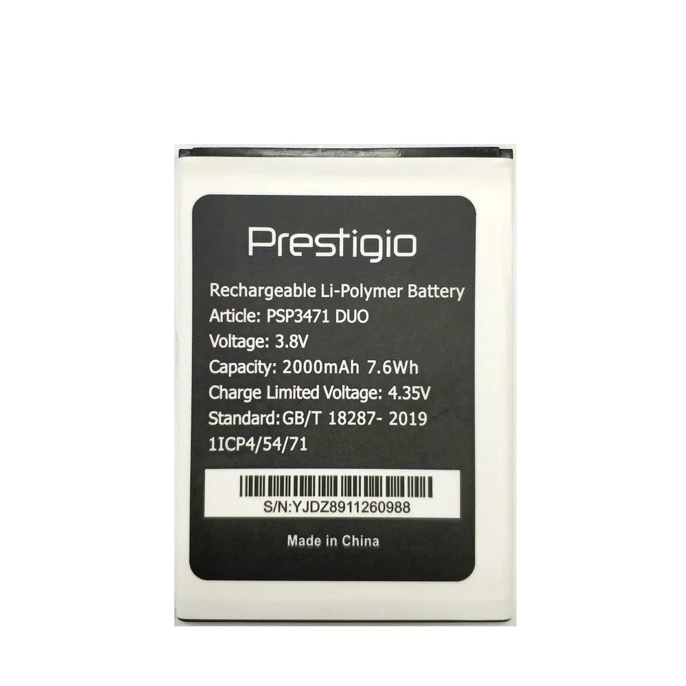 Новый аккумулятор PSP3471 DUO для телефона Prestigio Wize Q3 PSP3471|Аккумуляторы мобильных