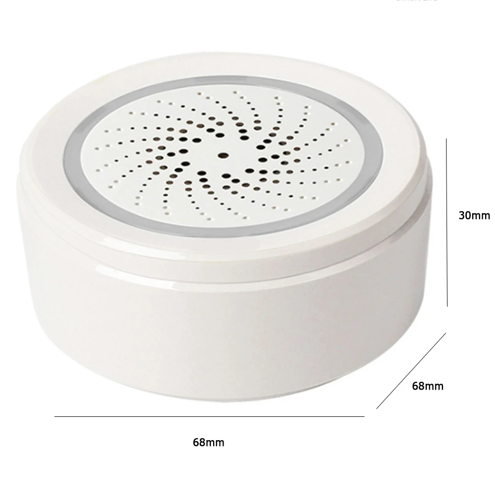 

Smarsecur Smart Wireless Wifi Siren Alarm Sensor Usb Power Tuya Samrt Life Temperature And Humidity Sensor