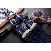 high quality curtain rope double ball curtain buckle strap hanging ball hook tassels tie backs home decor curtains accessories