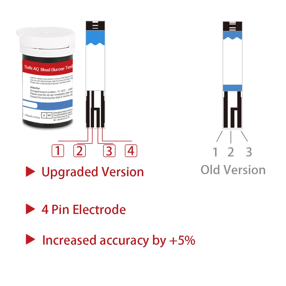 Глюкометр умный с тест полосками и ланцетами 50/100 шт.|Уровень глюзы в крови| |