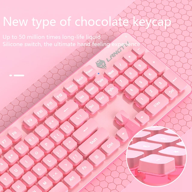 Super Cute RGB Keyboard with Mouse Set 2