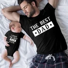 Одинаковая одежда для семьи, одежда, футболка, хлопок, лучший папа, лучший папа, малыш, отец, малыш, сын, мальчик, семейный образ, наряды