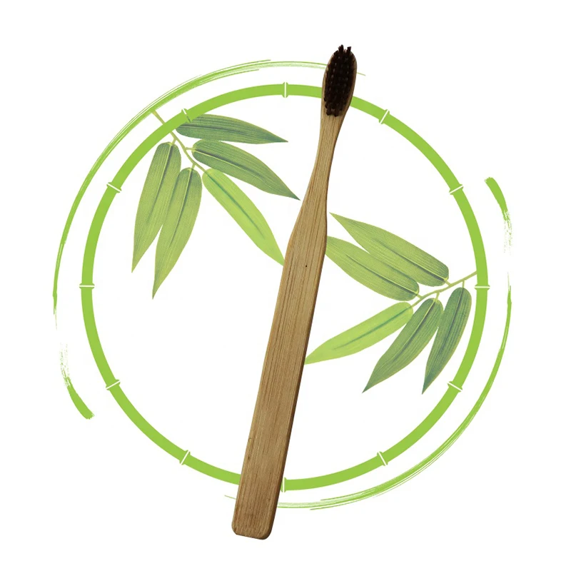 Набор зубных щеток из бамбука 10 шт. натуральные биоразлагаемые зубные щетки для