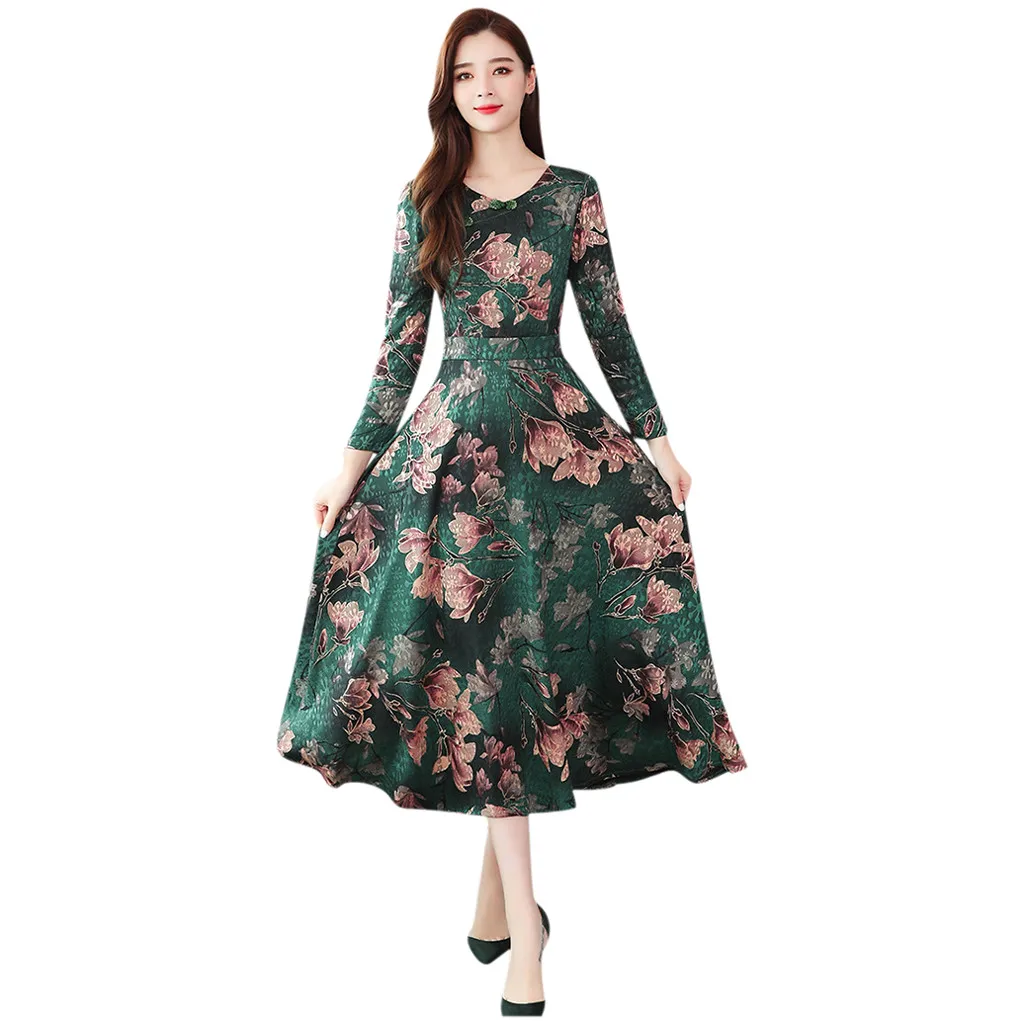 Модное длинное женское платье лето 2020 сексуальное элегантное макси с v образным