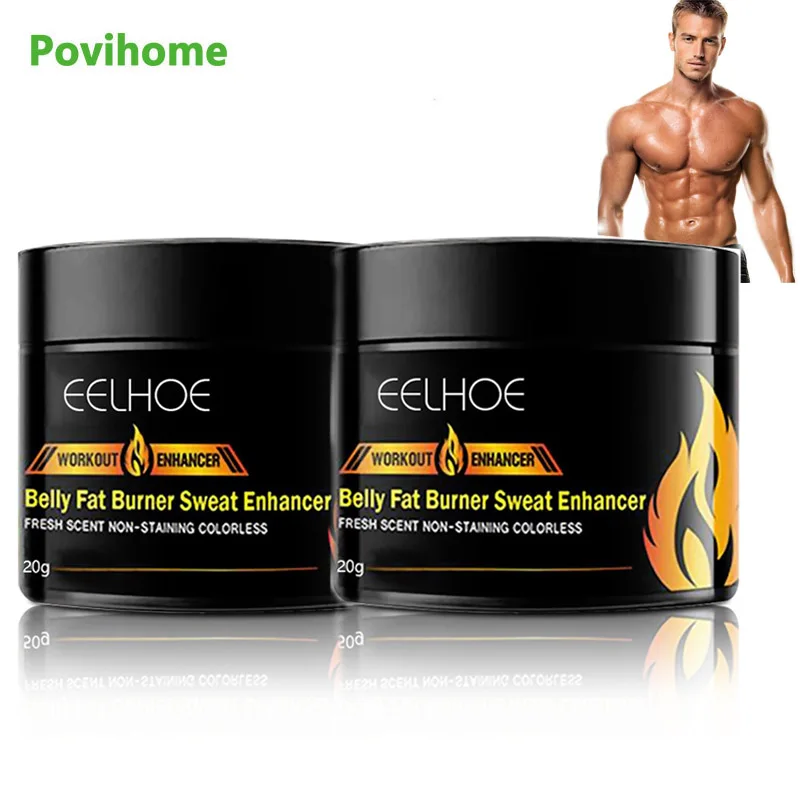 

2Pcs Fitness Shaping Cream Men Abdominal Muscle Strengthening Cream Anti Cellulite Fat Burning Weight Loss Slimming Ointment