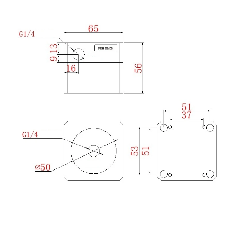 

FREEZEMOD PU-FS6-J Computer Water Cooling Mute Pump with 4 Meter Flow Support RGB AURA