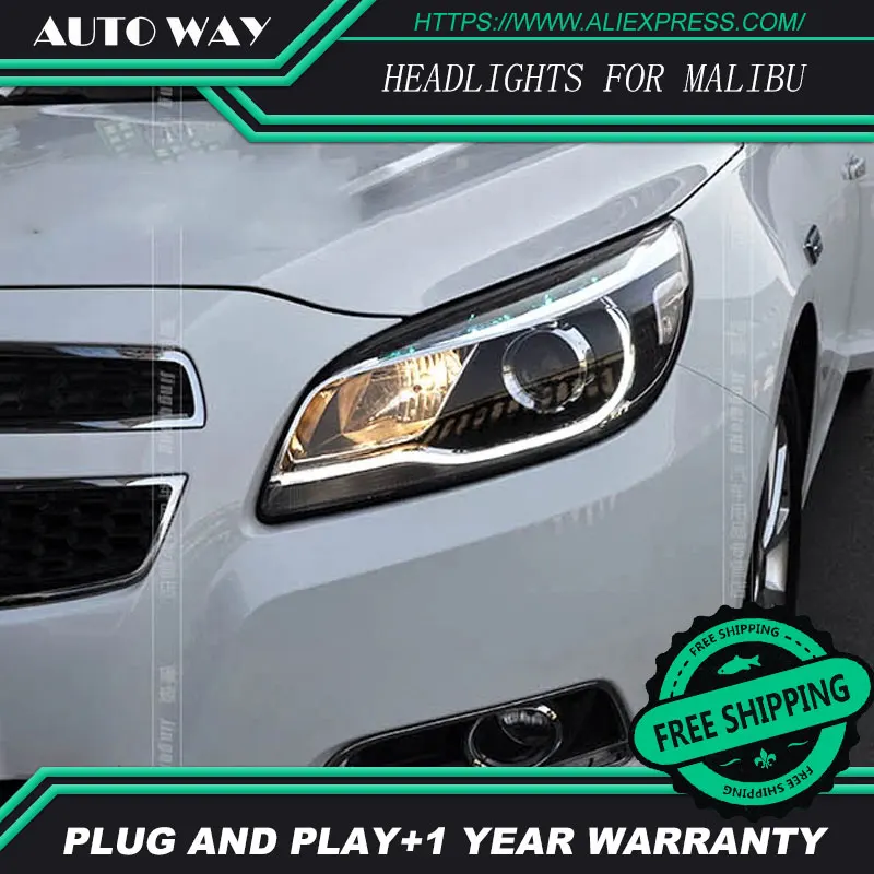 Автомобильный Стайлинг LED HID Rio Chevrolet фара Malibu головная лампа чехол для s 2013