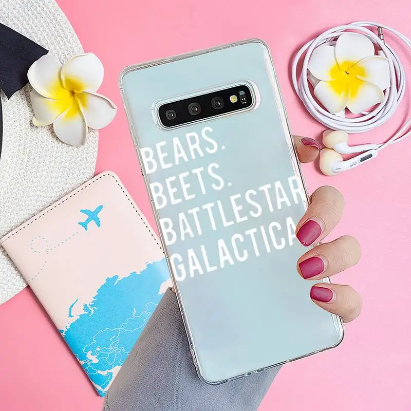 

The office tv show What She Said Phone Case Transparent for samsung A 21s 50 71 S 8 9 20 20fe note 10 20 ultra plus