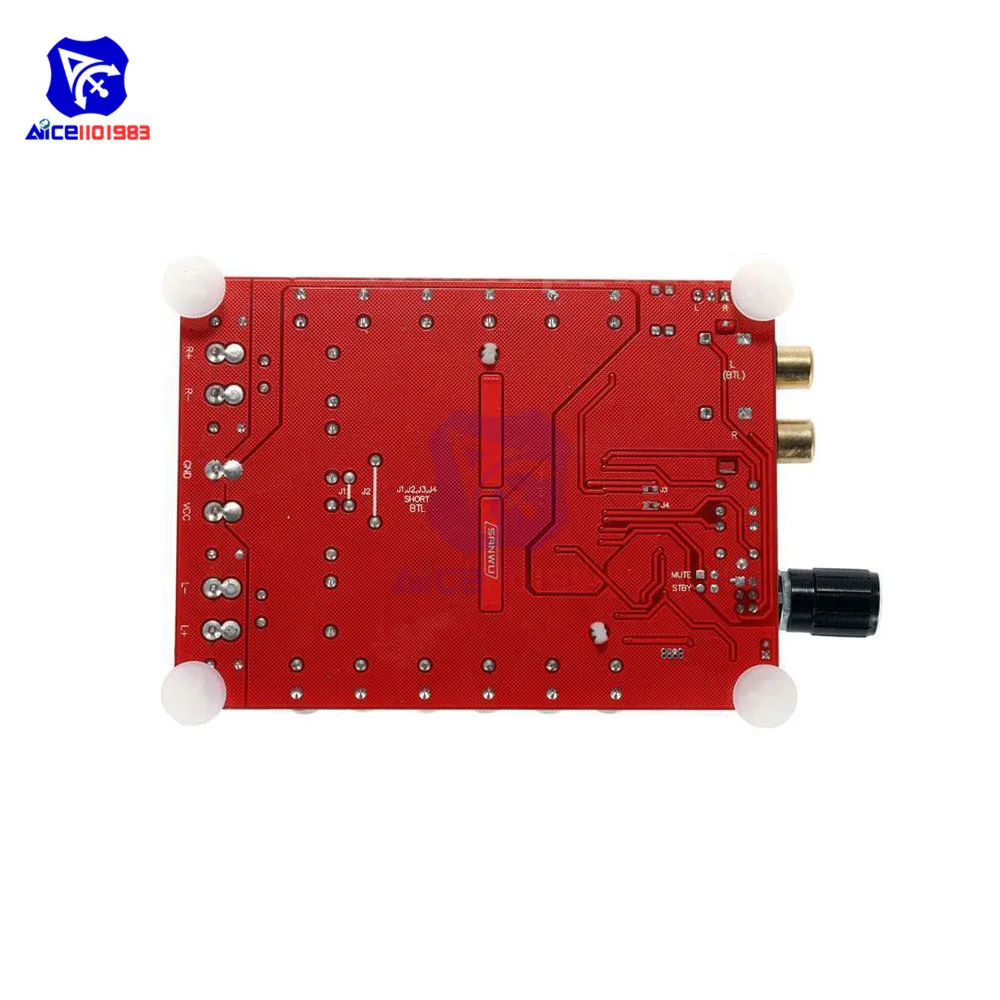 Diymore TDA7498E 2*160 Вт двухканальный АУДИО стерео усилитель модуль высокой мощности Цифровой усилитель плата Поддержка BTL режим DC 15-36 в