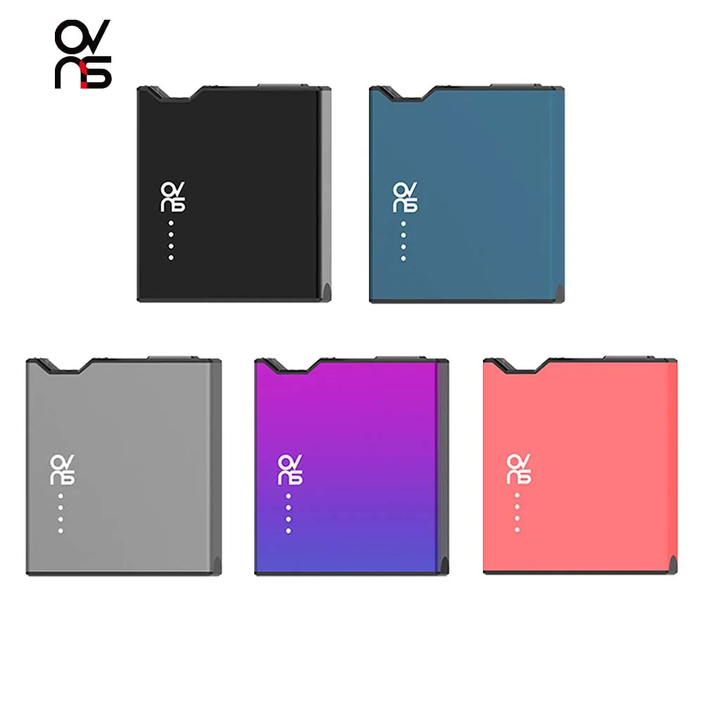 Оригинальный Ovns JC01 Pro Mod Vape 400 мАч встроенный аккумулятор LED fit Pod Jul Pods Kit
