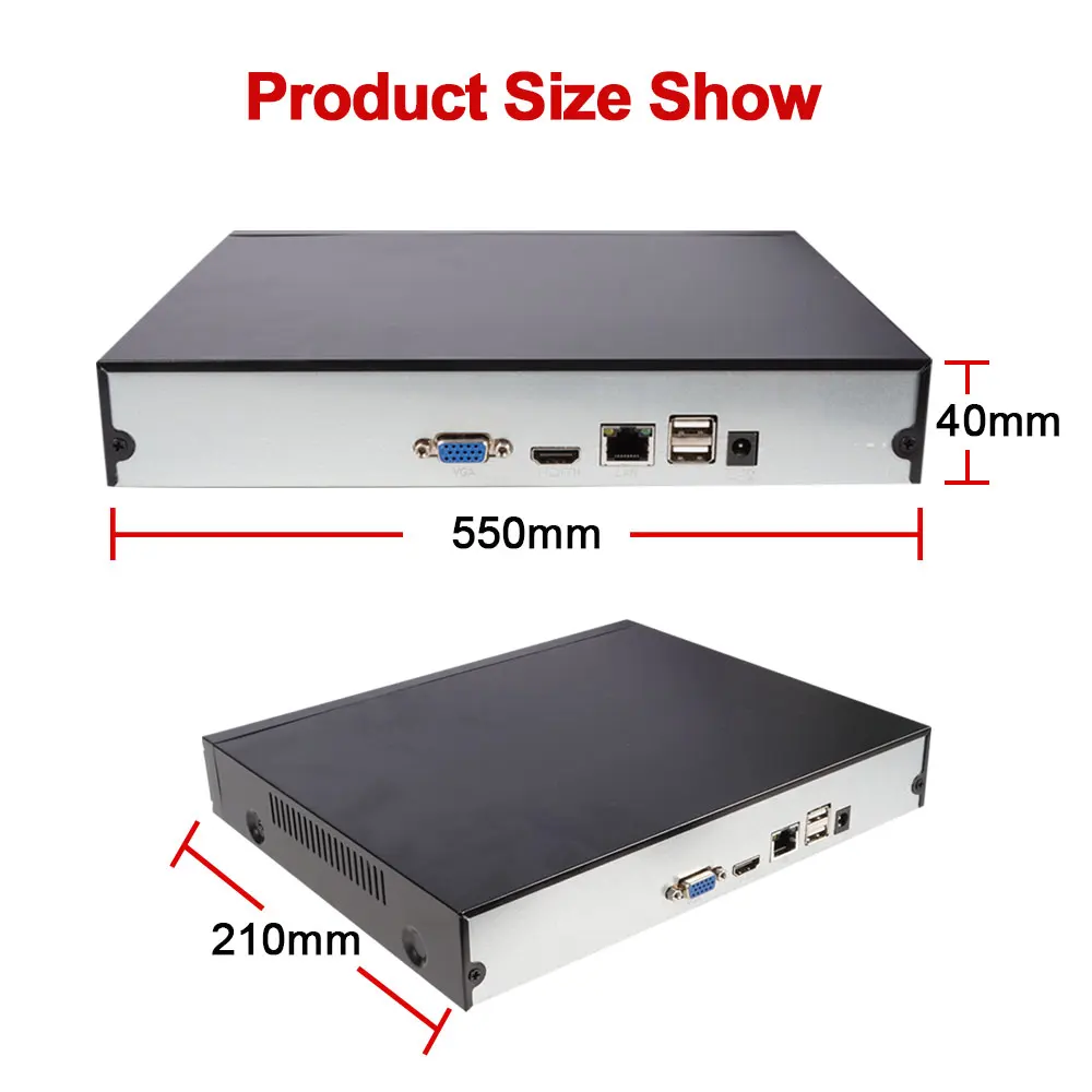 CCTV Security H.265 16CH HD IP 1080P NVR 5MP 4MP Surveillance Video Recorder P2P Mobile View XMeye Motion Detection | Безопасность и