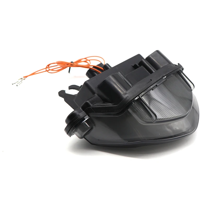 

Motorcycle Sequential LED Tail Lights Black Lens Brake Rear Turn Signals Integrated Light for Suzuki GSXS750 2017-2020