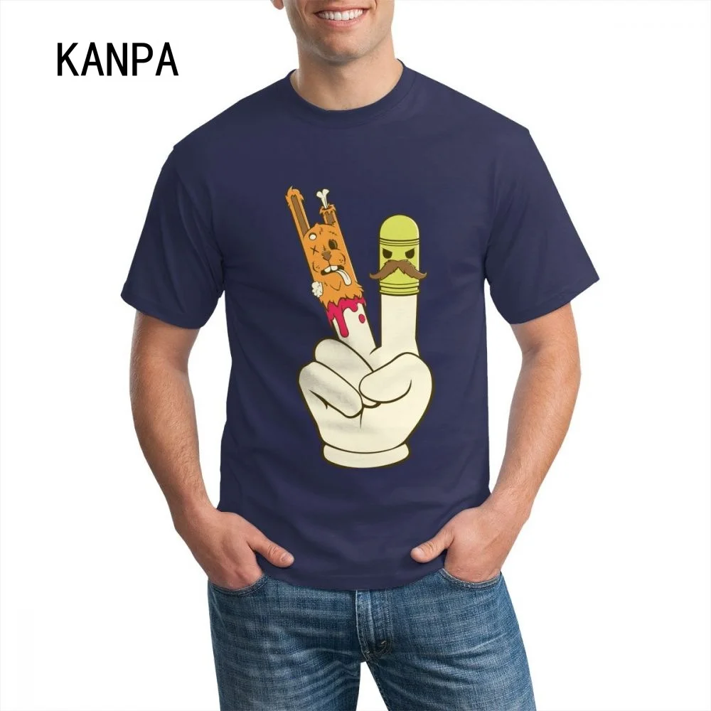 Handssors уличного граффити голубые футболки для мужчин Весна-Осень