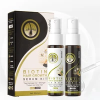 sevich biotin hair growth serum kit 2pcslot fast hair growth spray stop hair loss liquid treatment help for repair growing