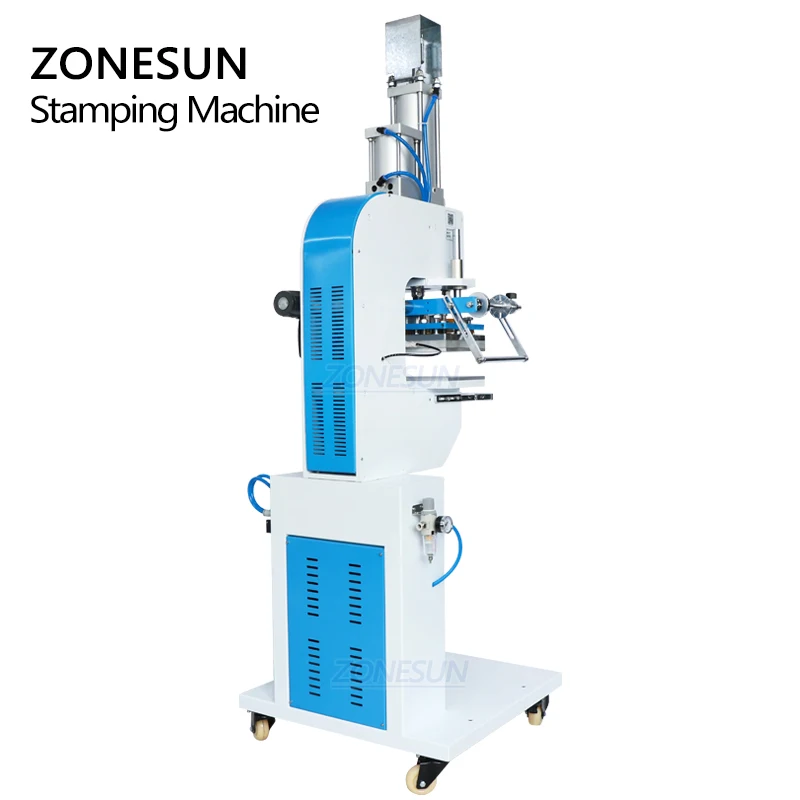 ZONESUN ZY-819SK Semi автоматическая пневматическая Пластик коробка горячая штамповка