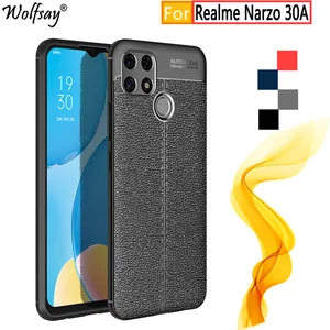 for oppo realme narzo 30a case bumper rubber housings silicone case for realme narzo 30a phone cover for realme narzo 30 a case free global shipping