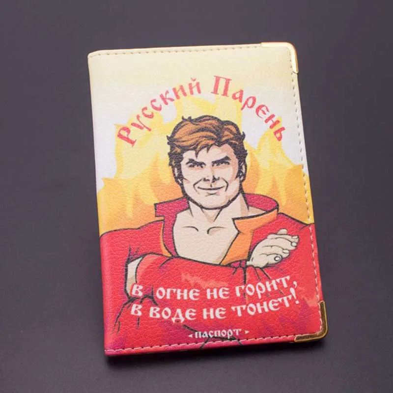 1 Лидер продаж, русская полихроматическая печать, Обложка для паспорта, защита для кошек, дорожный ID, мужские Т-карты, чехол для мужчин, женщин, Капа, do passaporte - Цвет: 1