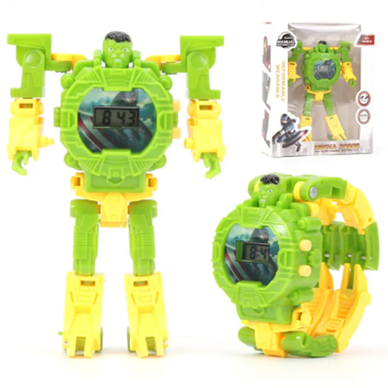 2020New детские игрушки часы фигурку Браслет комиксов мстители Железный человек