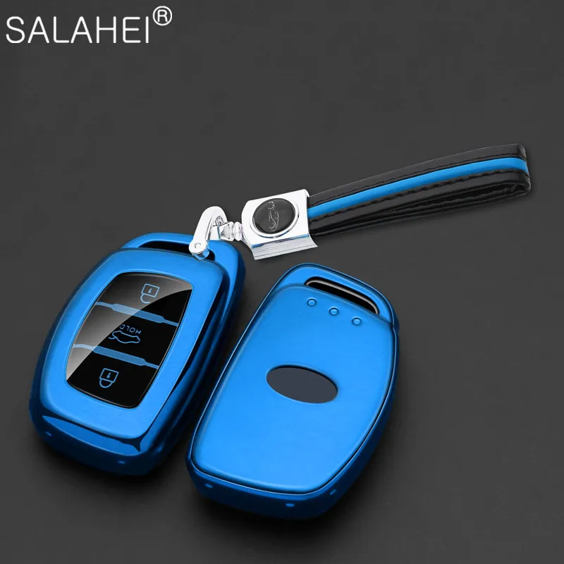 

Soft TPU Car Key Case For Hyundai IX30 IX35 IX20 Tucson Elantra Verna Sonata Smart Remote Cover Keychain Protect Bag Accessories