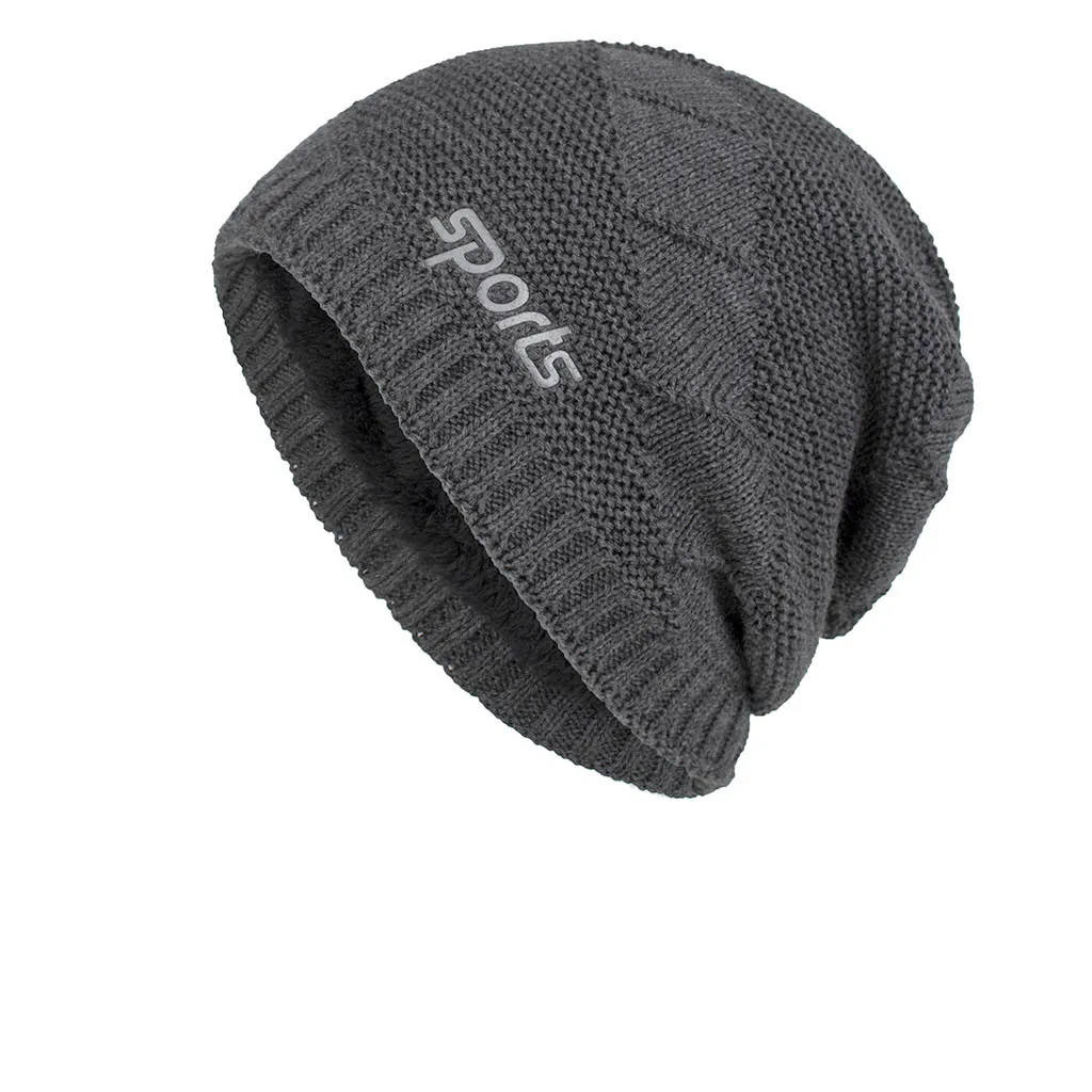 Мужская и женская зимняя Лыжная Шапочка כבшапка шапка собачка бини однотонная