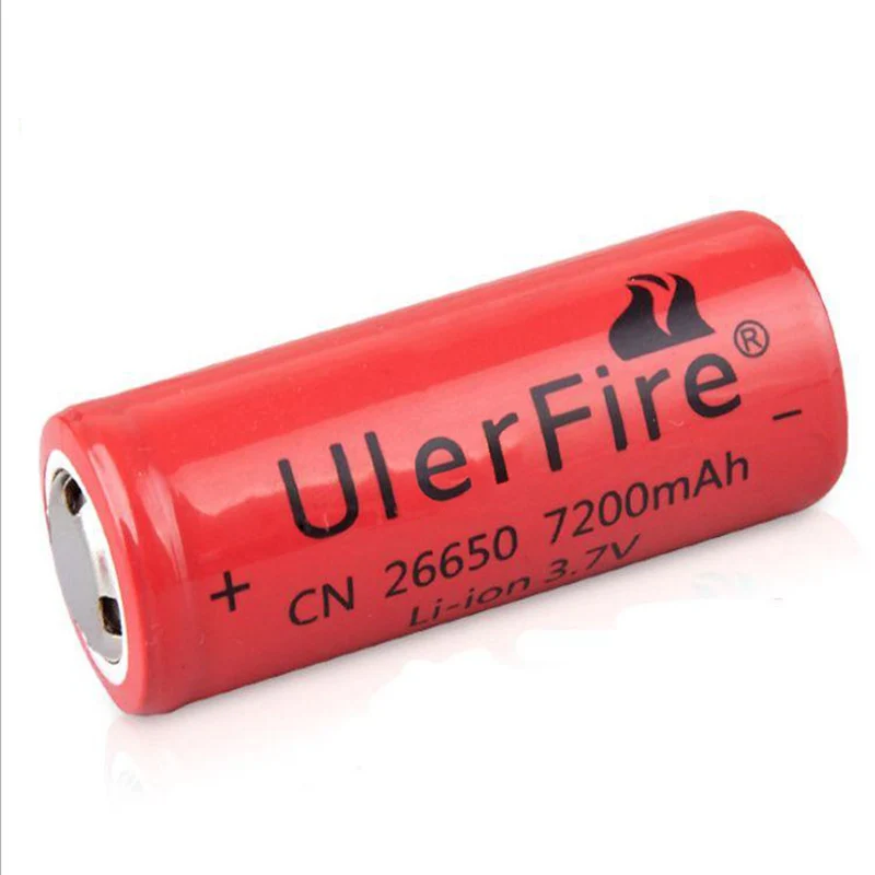 2019 Новинка 26650 литиевая батарея 3 7 V 7200mAh Высокая емкость аккумуляторная подходит