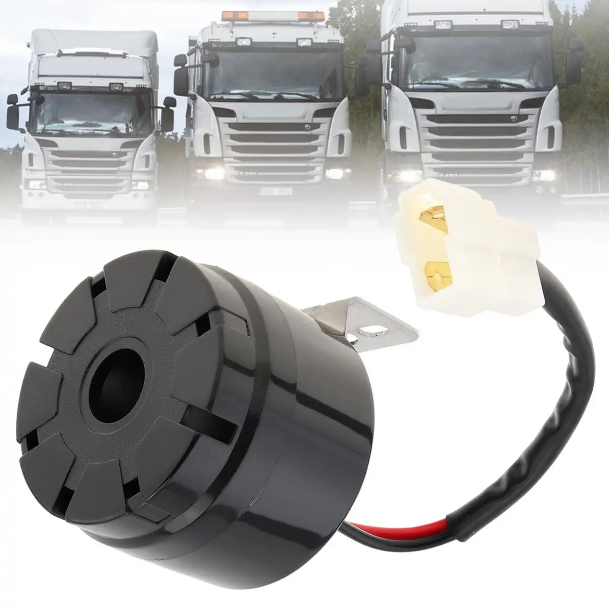 

12V - 24V Reverse Accessories Beeper Horn Vehicle Auto Warning Back Up Car Reversing Alarm Speaker Buzzer Siren with Wire