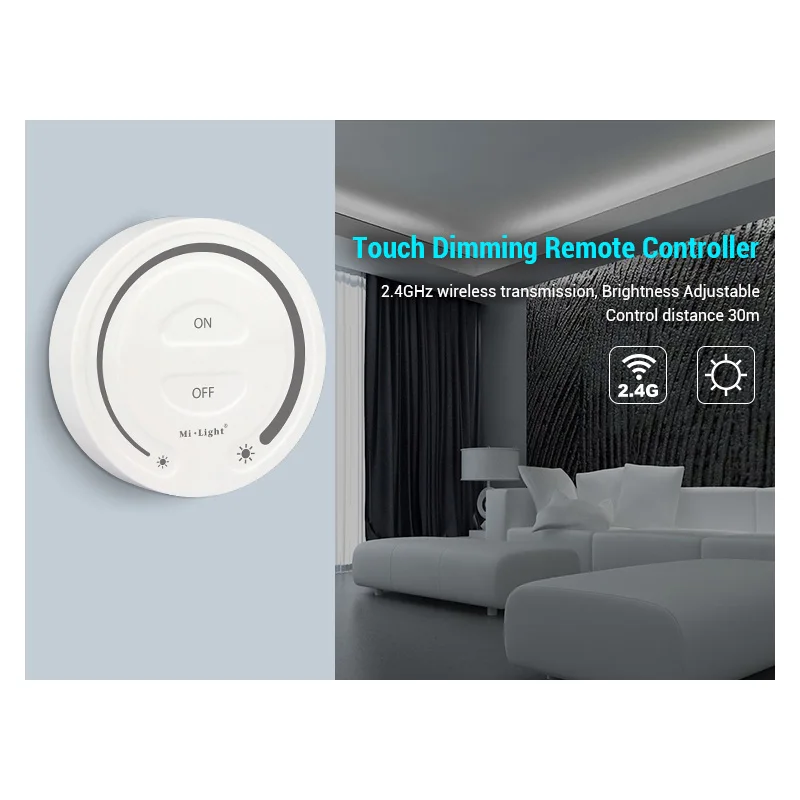 Бесплатная доставка беспроводной светодиодный диммер FUT087 2 4G с сенсорным