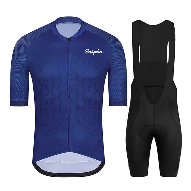 

2021 Ralvpha Cycling Jersey Set Breathable Bicycle Jersey Men Cycling Clothing Clothes Bib Shorts Suits Bike Wear Jerseys