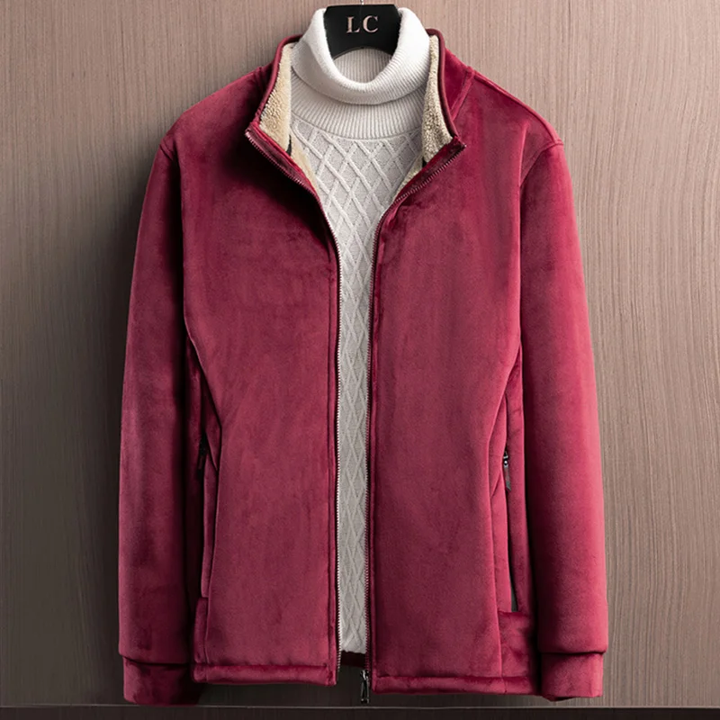 2021 брендовая новая зимняя Толстая Теплая Флисовая Куртка Мужская ветрозащитная