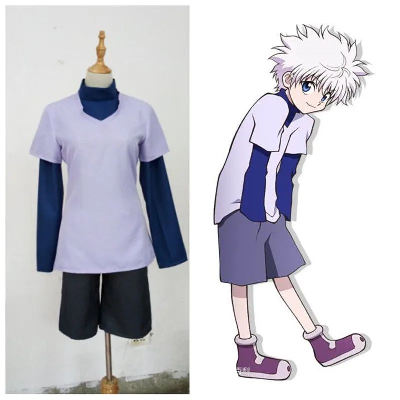 Костюм для косплея HUNTER Killua Zoldyck 1 комплект униформа японского аниме костюм