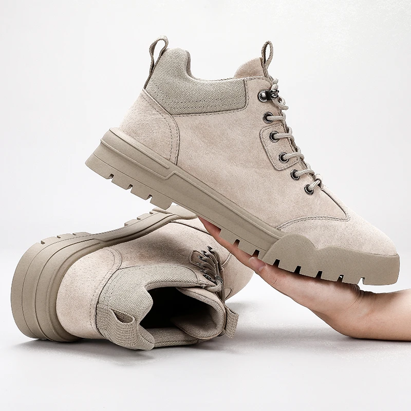 

Men ankle Boots Winter With fur Warm Snow Boots Men Shoes Footwear Fashion Male Rubber Winter plush Ankle Boots Work Shoes men