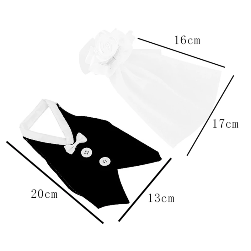 2 шт./компл. свадебная вуаль галстук бабочка Свадебная вечеринка провозглашение