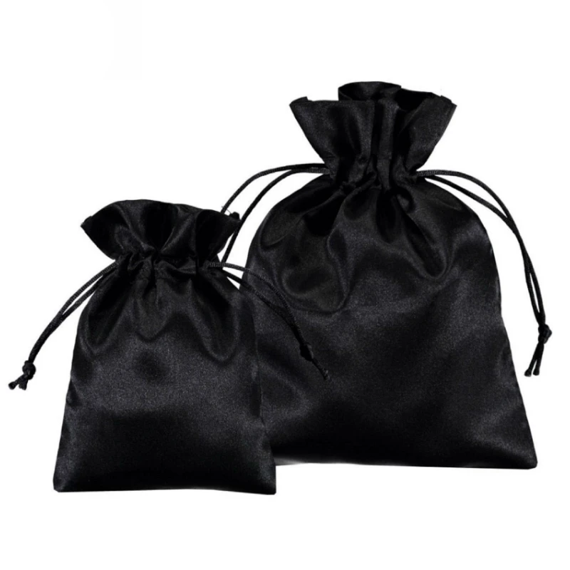 50 шт. Шелковые сумки атласный мешок для украшений упаковка вечеринок подарочные