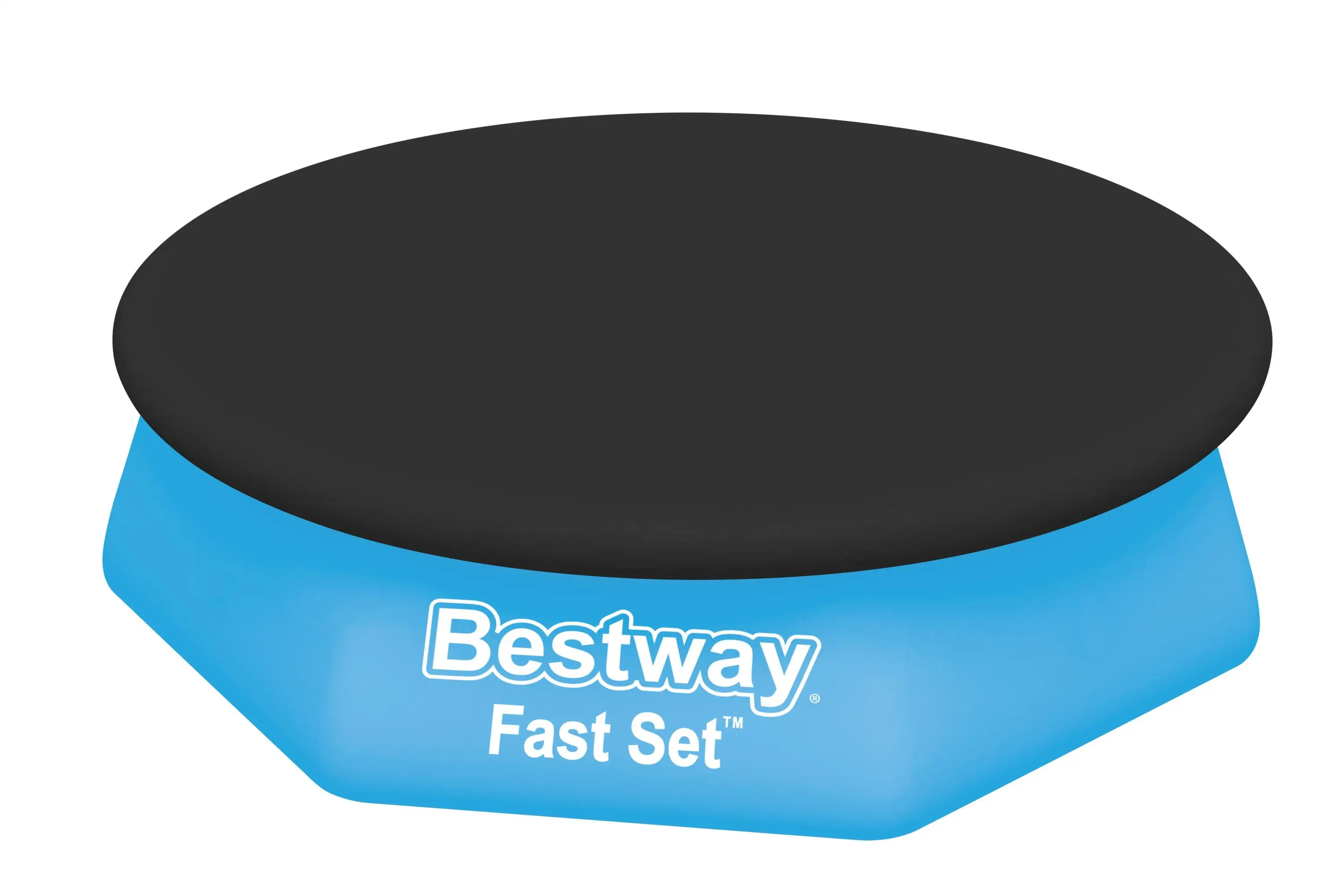 BESTWAY 58032 8'/2.44m Pool Cover Around Swimming Pool Cover Easy To Install and Durable Use with Ropes To Secure The Pools