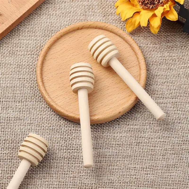 30 шт. медовая мешница мини деревянная палочка перемешивающая ложка пчелиная