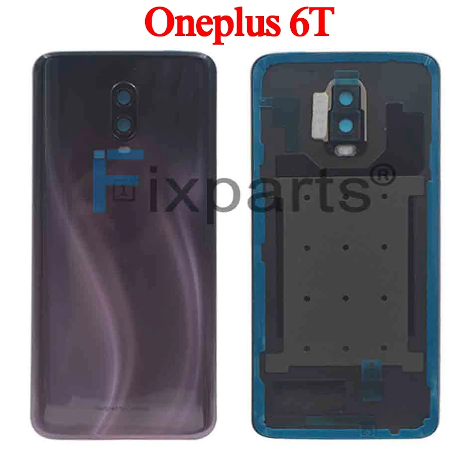 Оригинальное стекло для OnePlus 6 6T Задняя Крышка батарейного отсека заднее Oneplus 7 Pro 1