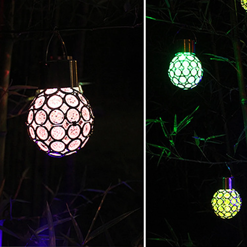 Подвесная лампа на солнечных батареях открытый водонепроницаемый светодиодный