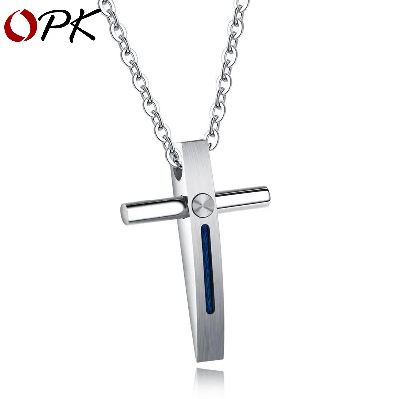 ОПК титановая сталь перстень из нержавеющей стали стальной крест мужское