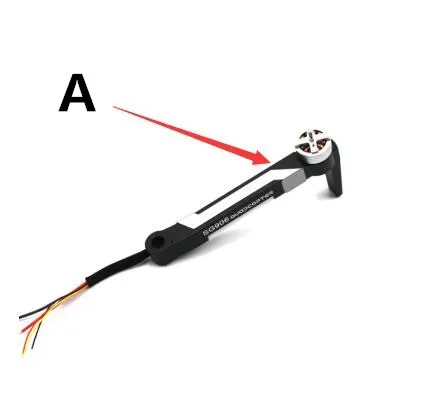 front A arm SG-906 SG906 Радиоуправляемый Дрон Квадрокоптер запасные части Мотор рычаг Набор лопастей корпус gps модуль приемная плата Управление камерой - Цвет: front A arm