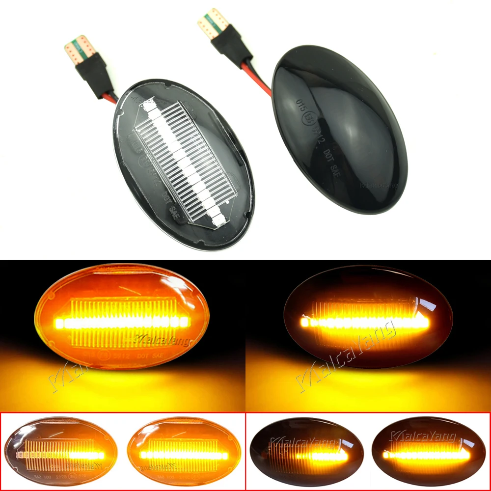 

LED Sequential Lamp Dynamic Side Marker Turn Signal Light For Ford Fiesta III IV MK3 MK4 KA Mondeo I MK1 Transit Tourneo MK6 MK7