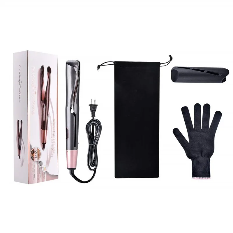 

Electric Hair Curler Iron Wave Flat Ceramic Pod Hair Straightening Irons Professional Flat Iron Hair Straightener Styling Tools