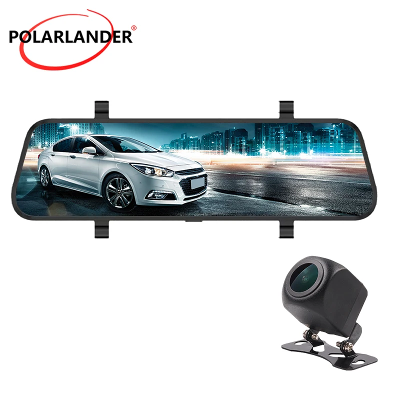 

USB потокового Media player TF карты 10 дюймов V21 черный 2 миллиона Пиксели 200 мА/ч, IPS сенсорный Экран сзади Камера 64 Гб вождения Регистраторы 170 °