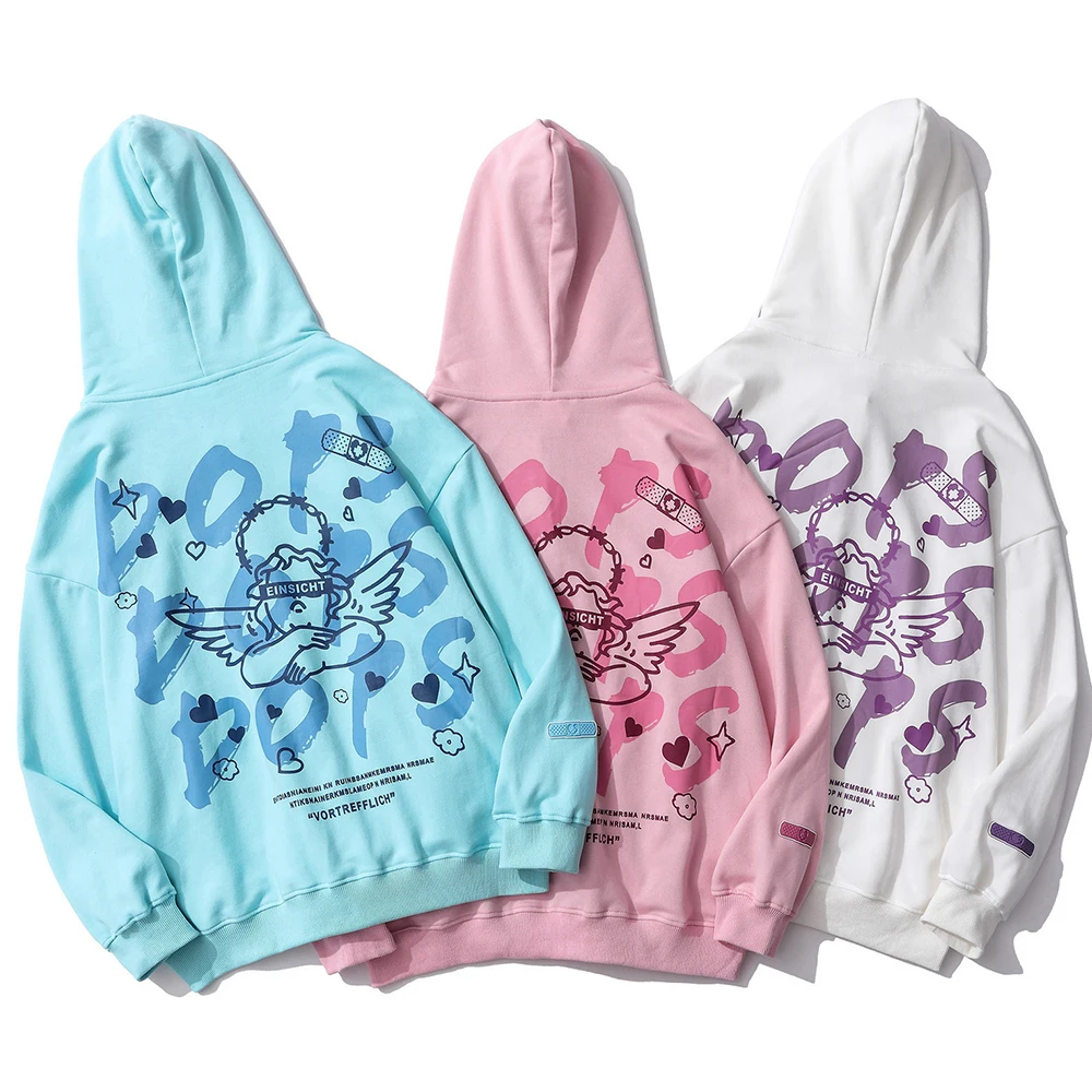 

Jacket Coat Zip Up Sweatshirt Women Hip Hop Letter Print Graphic Hoodies 2021 Autumn New Korean Fashion Harajuku Teens Clothes