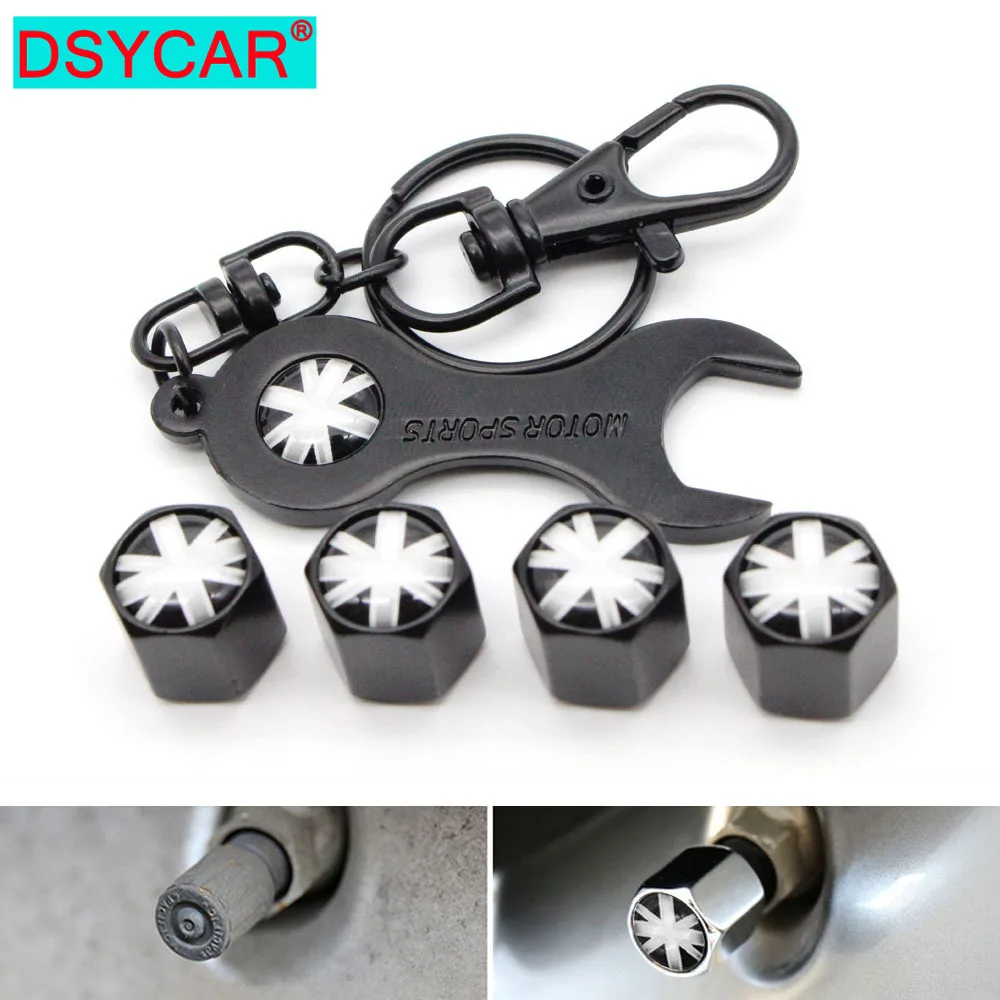 DSYCAR 1 комплект цинковый сплав противоугонное автомобильное колесо крышки