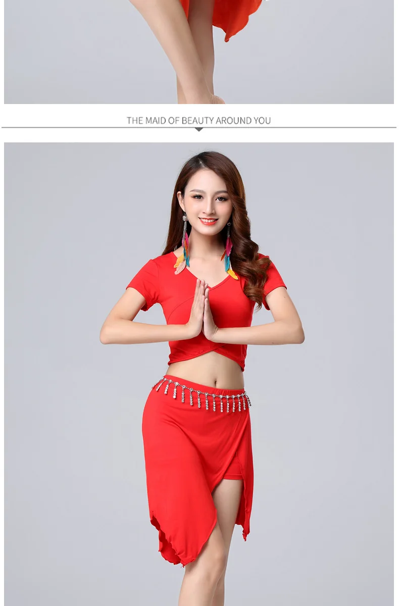 

2021 New Belly Dance Costumes, Spring and Summer Skirts for Beginners Practice Clothes
