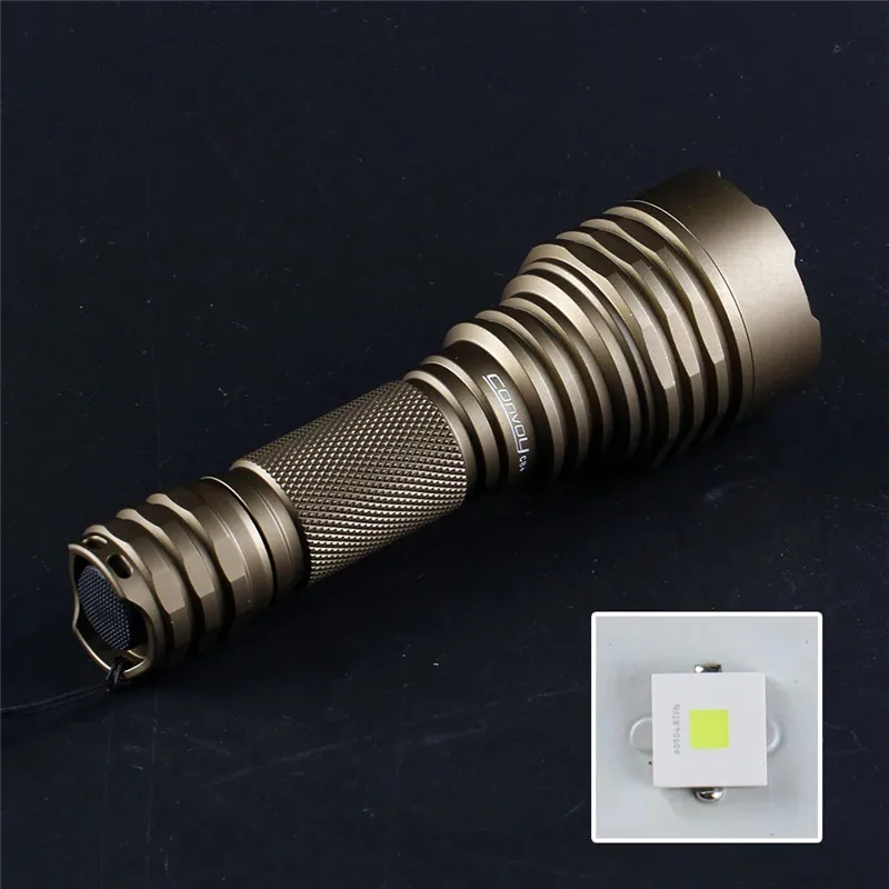 Precio Convoy C8 + Con KW CSLNM1.TG 6500K Alta Potencia Linterna Táctica De Acampada De Pesca LUZ DE TRABAJO DE 18650 Mini Linterna Lámpara De La Linterna