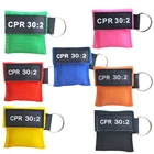 50 шт. сердечно-легочной реанимации брелок PJ Masks защитная маска сердечно-легочной реанимацииAED первой помощи 30:2 Новый