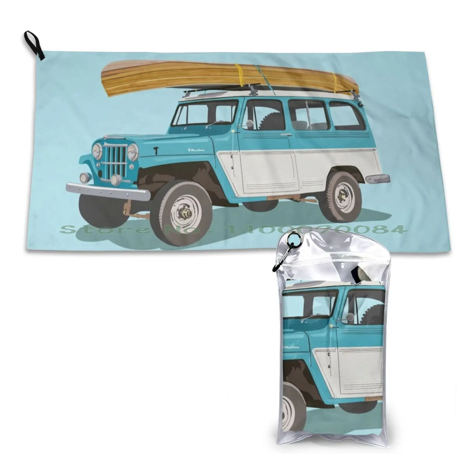Gym Sports Bath Portable Blue Car Green Blue Fleetvan Fleet Van Cars Auto Motor