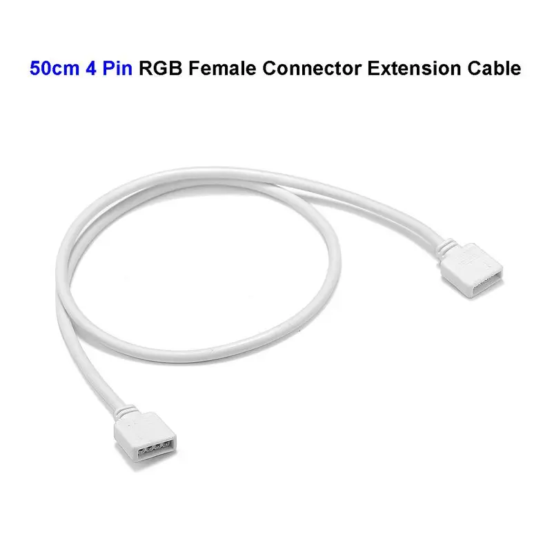 4 контактный разъем RGB удлинитель питания 50 см СВЕТОДИОДНЫЙ Электрический провод